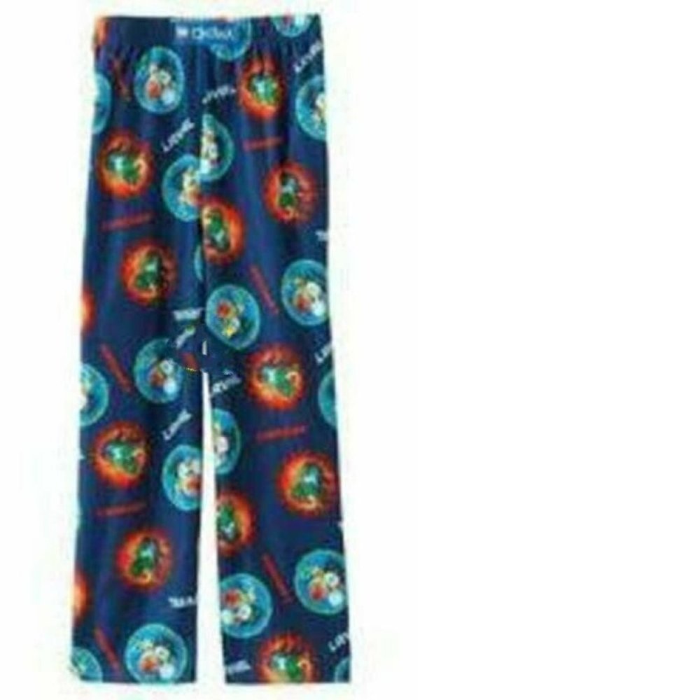 Boys Lego Chima Flannel Pajamas Pants 6/7 Lounge Elastic Waist Sleepwear